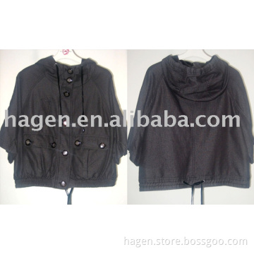ladies woven coat